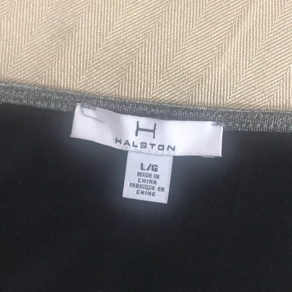 H by Halston Ruched Metallic Column Evening Dress - Picture 3 of 6